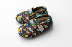 Copa cop dětské textilní capáčky Barefoot - Rockets