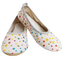 Copa cop dětské bavlněné capáčky Tečky - Bílé