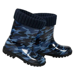 XQ Dětské polstrované boty - Camo