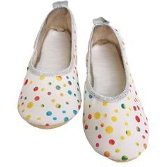 Copa cop dětské bavlněné capáčky Tečky - Bílé