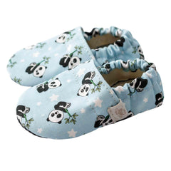 Copa cop Dětské textilní capáčky Barefoot - Panda