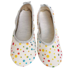 Copa cop dětské bavlněné capáčky Tečky - Bílé