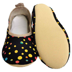 Copa cop dětské bavlněné capáčky Tečky - Černé