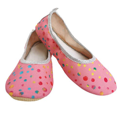 Copa cop dětské bavlněné capáčky Tečky - Růžové