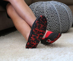 Copa cop Kožené capáčky ŠEKy - Červené