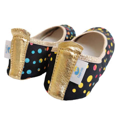 Copa cop dětské bavlněné capáčky Tečky - Černé