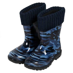 XQ Dětské polstrované boty - Camo