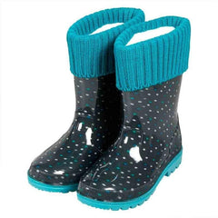 XQ Dětské boty s podšívkou - Tečky