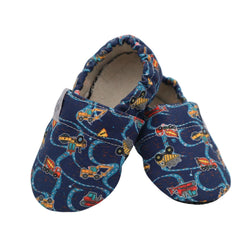 Copa cop Dětské textilní pantofle naboso - Trucks