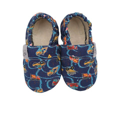 Copa cop Dětské textilní pantofle naboso - Trucks