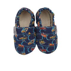 Copa cop Dětské textilní pantofle naboso - Trucks