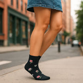 Nízké dámské ponožky Flowers – 3 páry