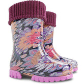 Demar dětské podšité holínky - Peacock