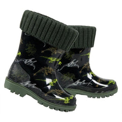 XQ Dětské boty s podšívkou - Dino