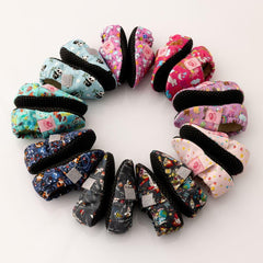 Copa Cop Dětské Textilní capáčky Barefoot - Cyclamen Unicorn