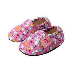 Copa Cop Dětské Textilní capáčky Barefoot - Cats