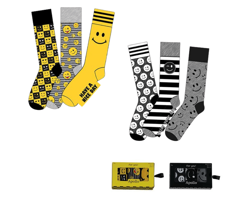 nogavice smileys v darilni embalazi