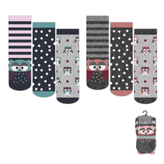 Dětské ponožky Owls – 3 páry
