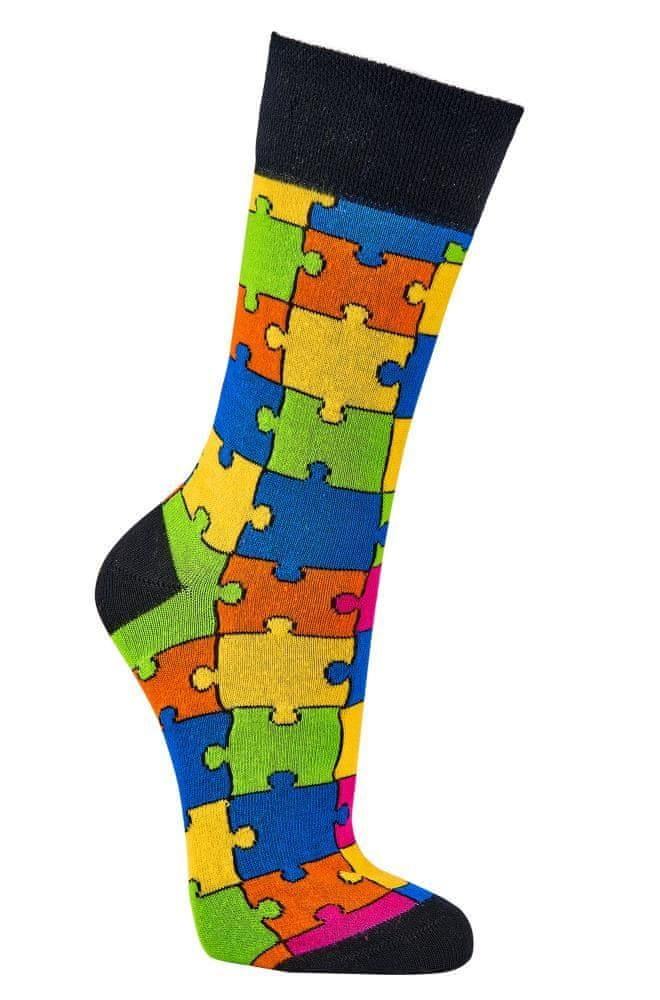 Puzzle ponožky - 2 páry