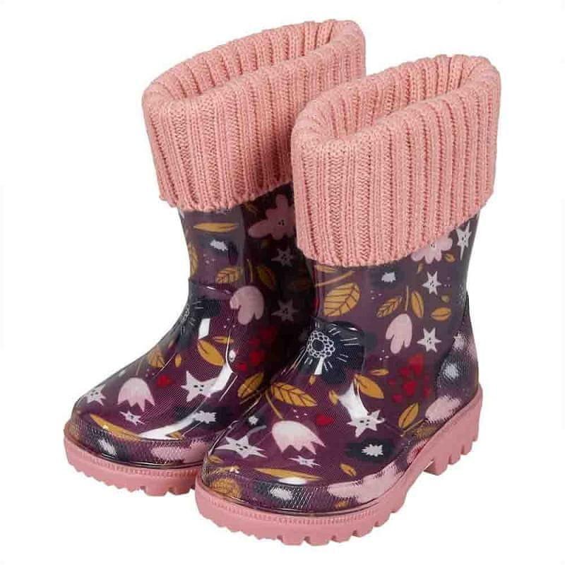 XQ Dětské boty s podšívkou - Roses