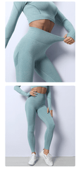 Dámské sportovní legíny CozyLeggings - zelené