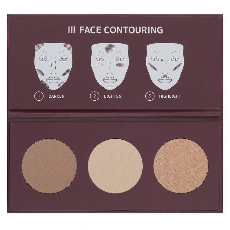 Paleta pro stínování obličeje - Paleta pro konturovací make-up