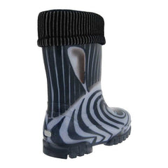 Demar dětské podšité holínky - Zebra