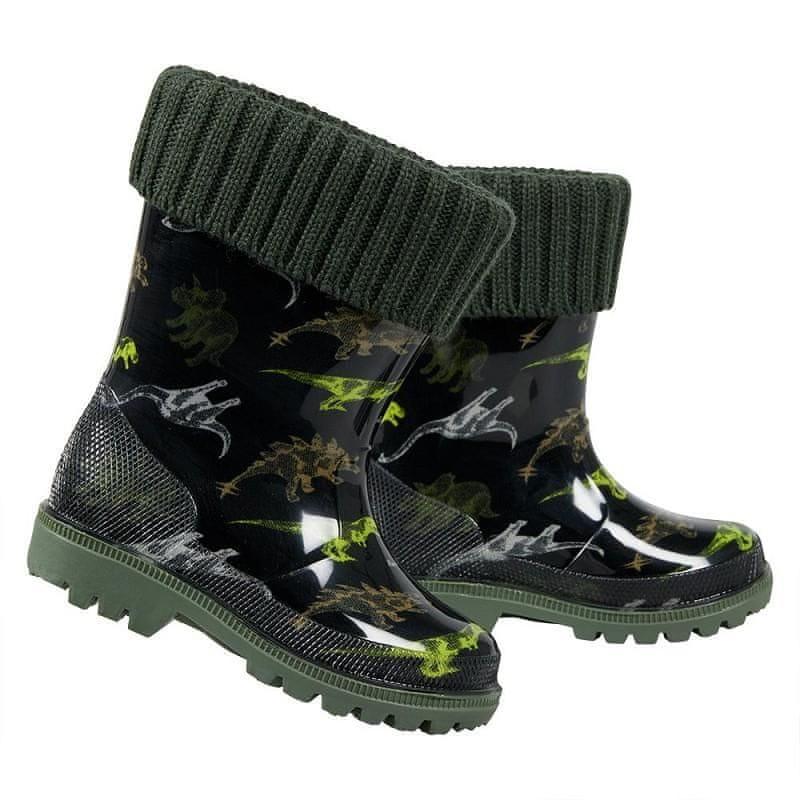 XQ Dětské boty s podšívkou - Dino
